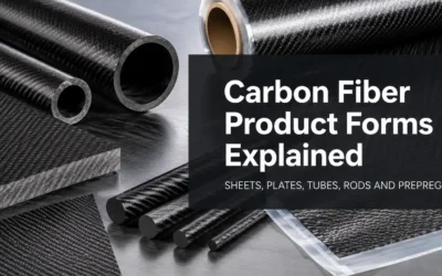 Carbon Fiber Product Forms Explained: Sheets, Plates, Tubes, Rods and Prepreg